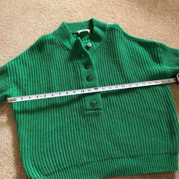 SEZANE Lucas Sweater Vert Green Size Medium M - Picture 11 of 15